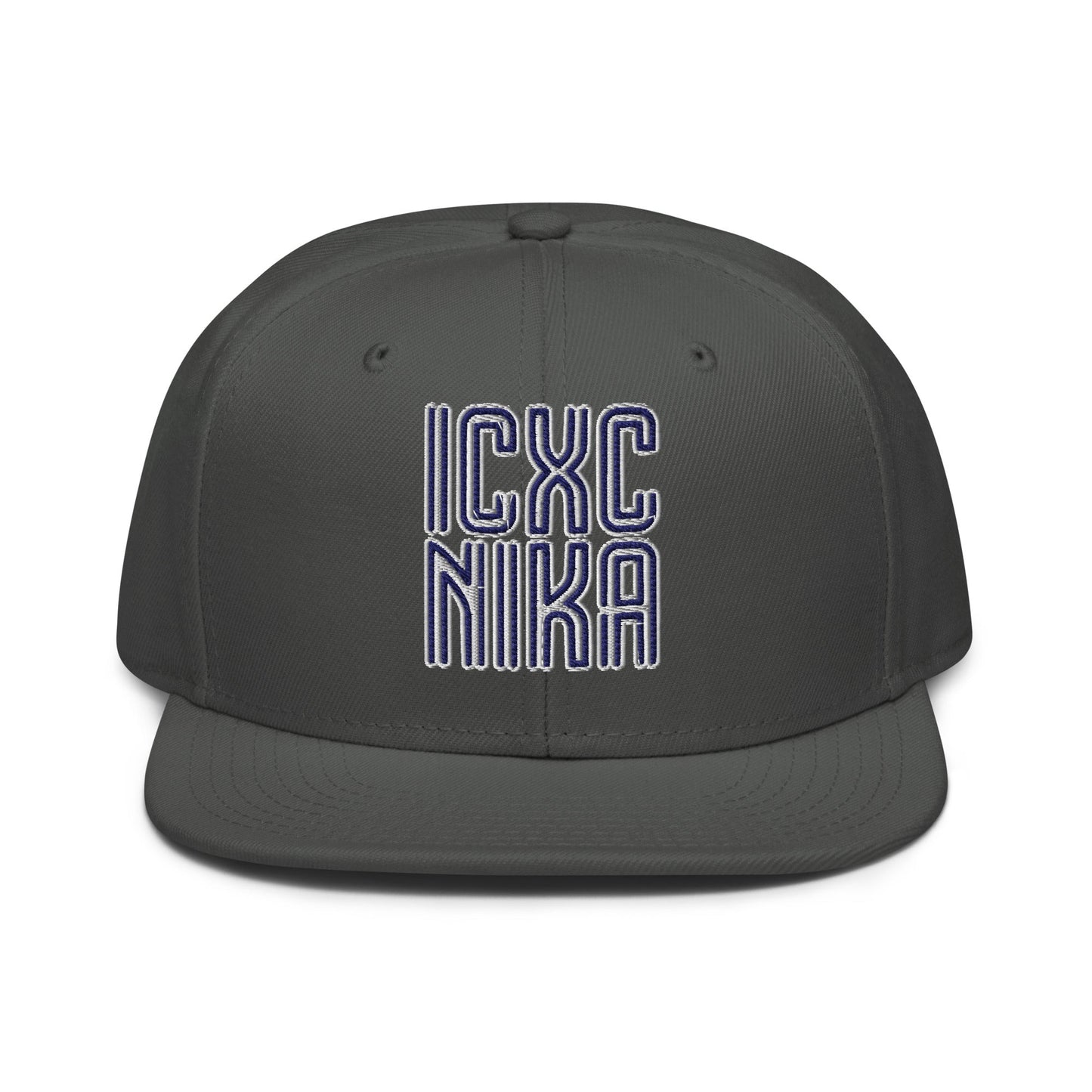 ICXC NIKA, Jesus Christ Victorious, Christian Flat Embroidered Snapback Hat - Inken Image