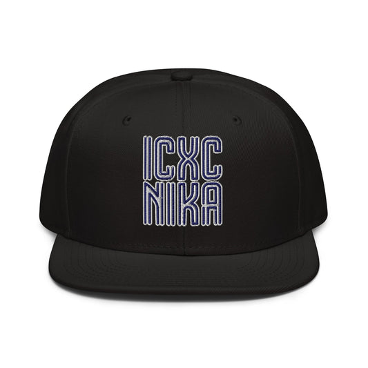 ICXC NIKA, Jesus Christ Victorious, Christian Flat Embroidered Snapback Hat - Inken Image