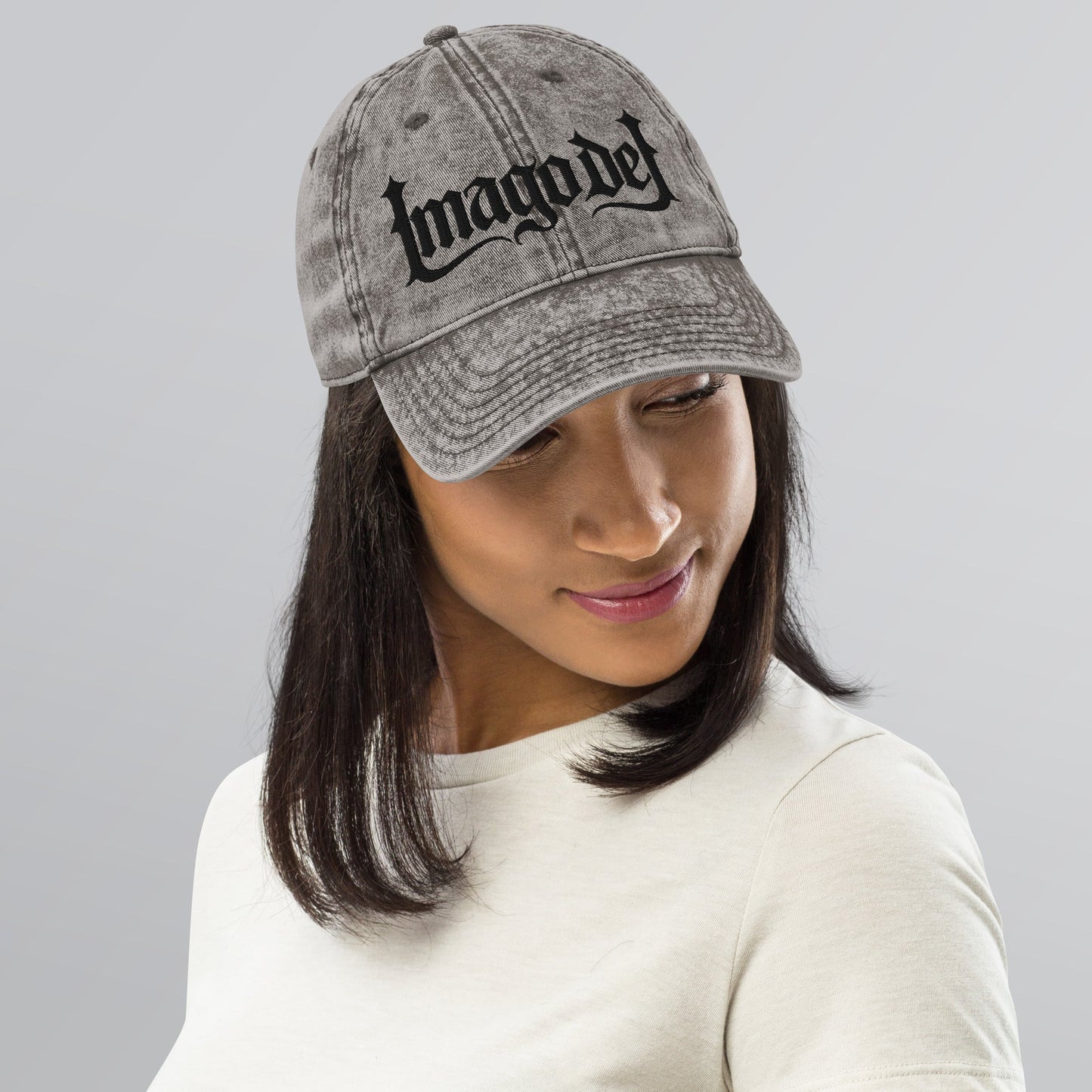 Imago Dei "Image Of God" 3D Embroidered Vintage Cotton Twill Cap - Inken Image