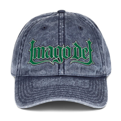 Imago Dei "Image Of God" Flat Embroidered Vintage Cotton Twill Cap - Inken Image