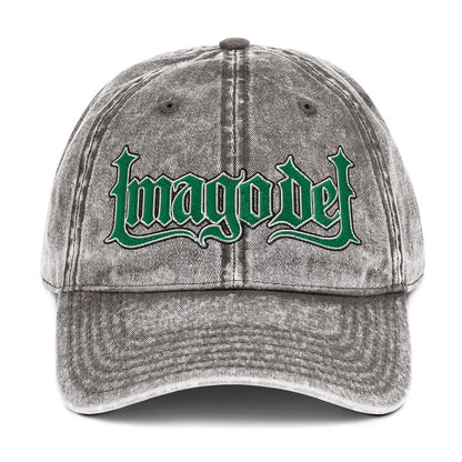 Imago Dei "Image Of God" Flat Embroidered Vintage Cotton Twill Cap - Inken Image