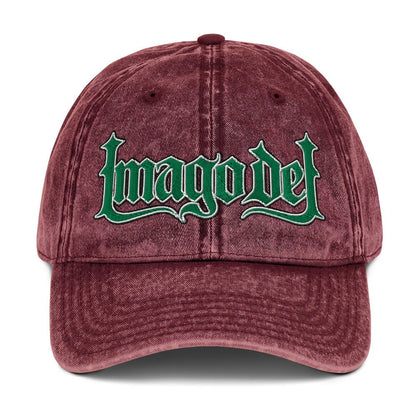 Imago Dei "Image Of God" Flat Embroidered Vintage Cotton Twill Cap - Inken Image