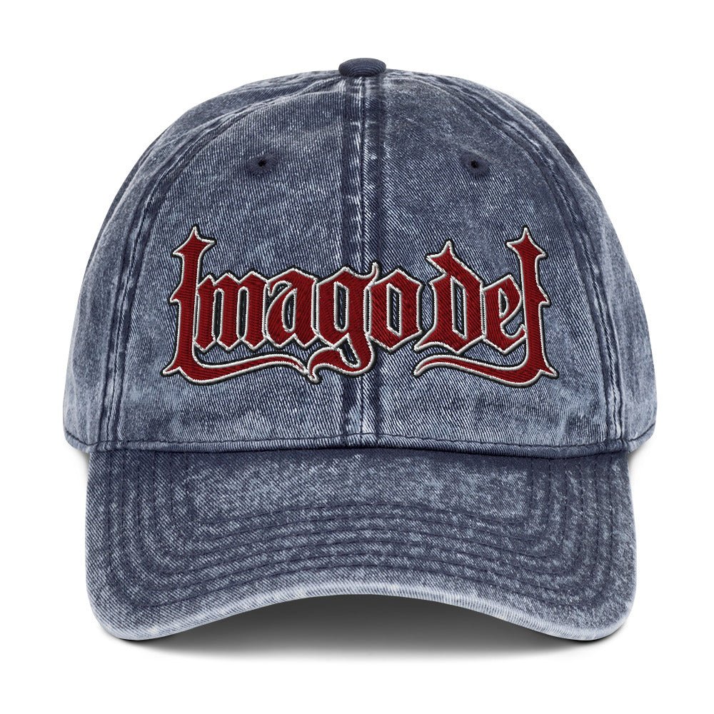 Imago Dei "Image Of God" Flat Embroidered Vintage Cotton Twill Cap - Inken Image