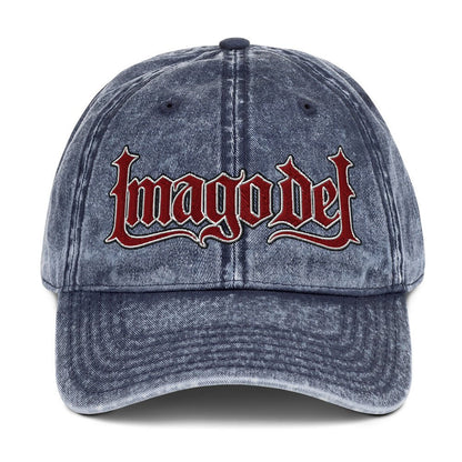 Imago Dei "Image Of God" Flat Embroidered Vintage Cotton Twill Cap - Inken Image