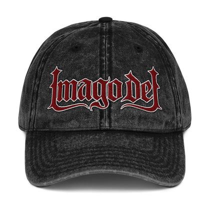 Imago Dei "Image Of God" Flat Embroidered Vintage Cotton Twill Cap - Inken Image