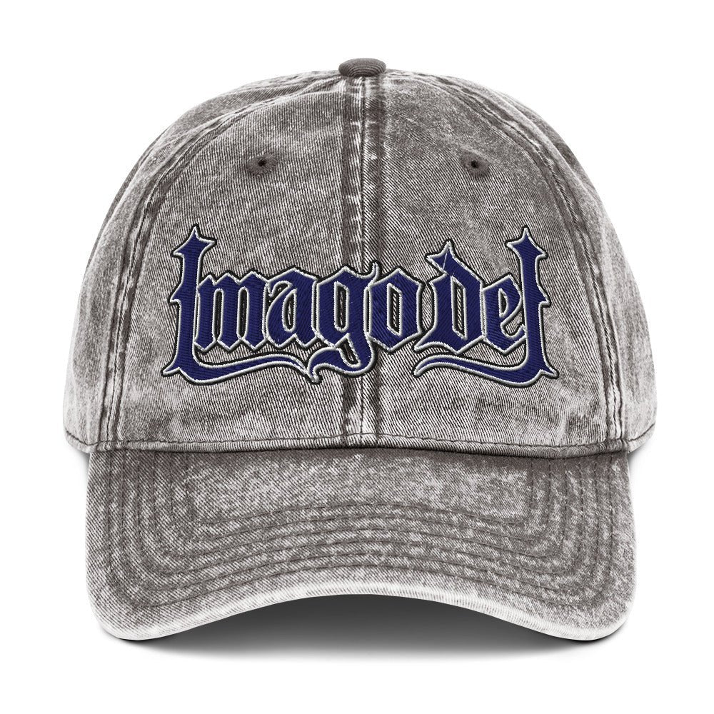 Imago Dei "Image Of God" Flat Embroidered Vintage Cotton Twill Cap - Inken Image