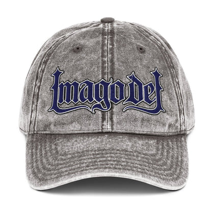 Imago Dei "Image Of God" Flat Embroidered Vintage Cotton Twill Cap - Inken Image