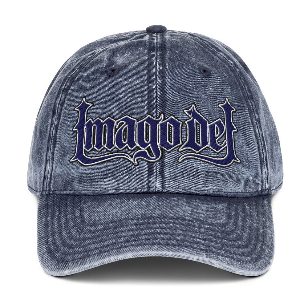 Imago Dei "Image Of God" Flat Embroidered Vintage Cotton Twill Cap - Inken Image