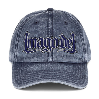 Imago Dei "Image Of God" Flat Embroidered Vintage Cotton Twill Cap - Inken Image