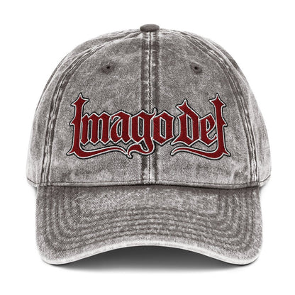 Imago Dei "Image Of God" Flat Embroidered Vintage Cotton Twill Cap - Inken Image