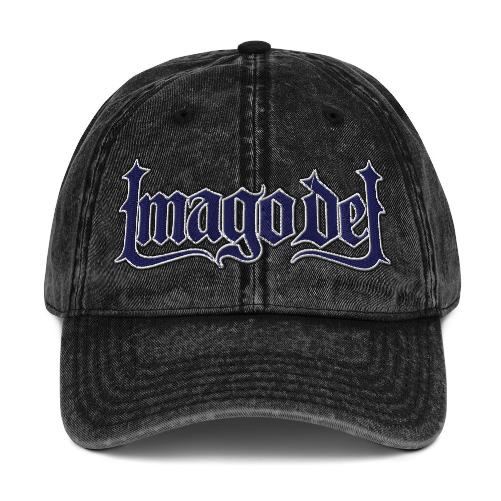 Imago Dei "Image Of God" Flat Embroidered Vintage Cotton Twill Cap - Inken Image