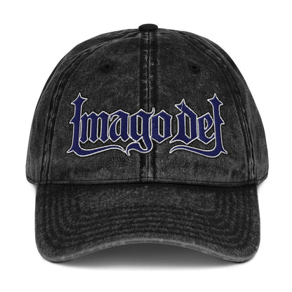 Imago Dei "Image Of God" Flat Embroidered Vintage Cotton Twill Cap - Inken Image