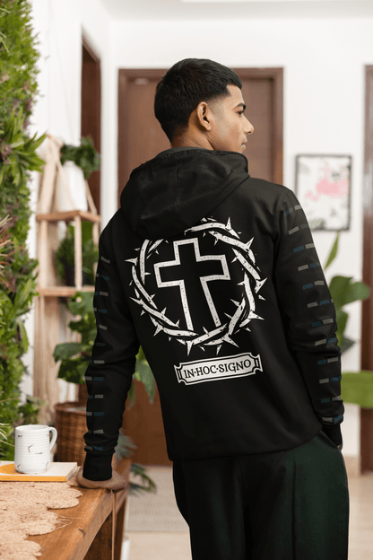 In Hoc Signo, In This Sign You Will Conquer Constantine Quote Hoodie - Inken Image