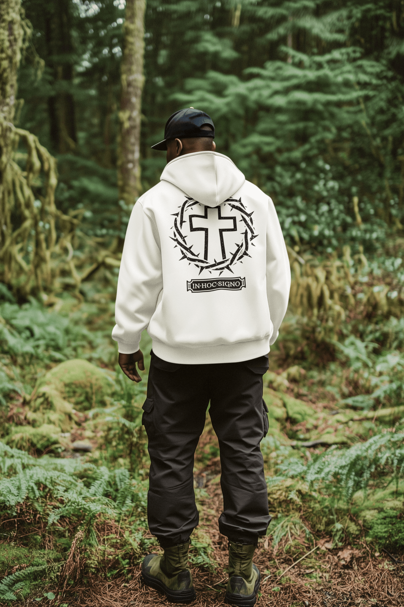 In Hoc Signo, In This Sign You Will Conquer Constantine Quote Hoodie - Inken Image