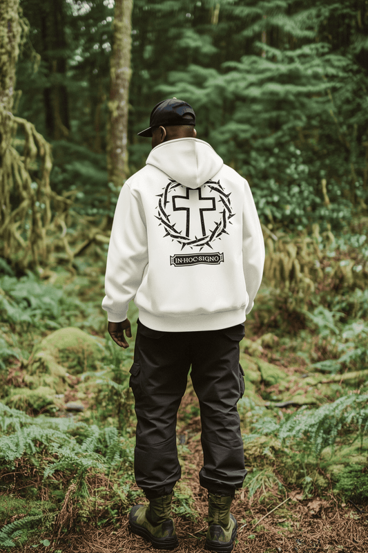 In Hoc Signo, In This Sign You Will Conquer Constantine Quote Hoodie - Inken Image
