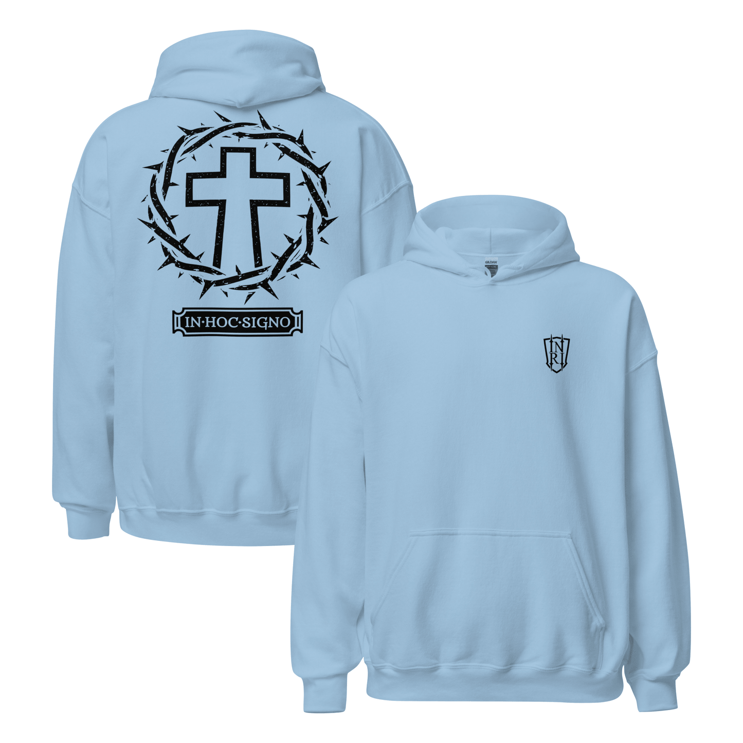 In Hoc Signo, In This Sign You Will Conquer Constantine Quote Hoodie - Inken Image