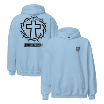 In Hoc Signo, In This Sign You Will Conquer Constantine Quote Hoodie - Inken Image