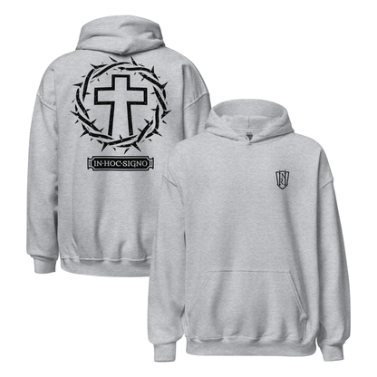 In Hoc Signo, In This Sign You Will Conquer Constantine Quote Hoodie - Inken Image