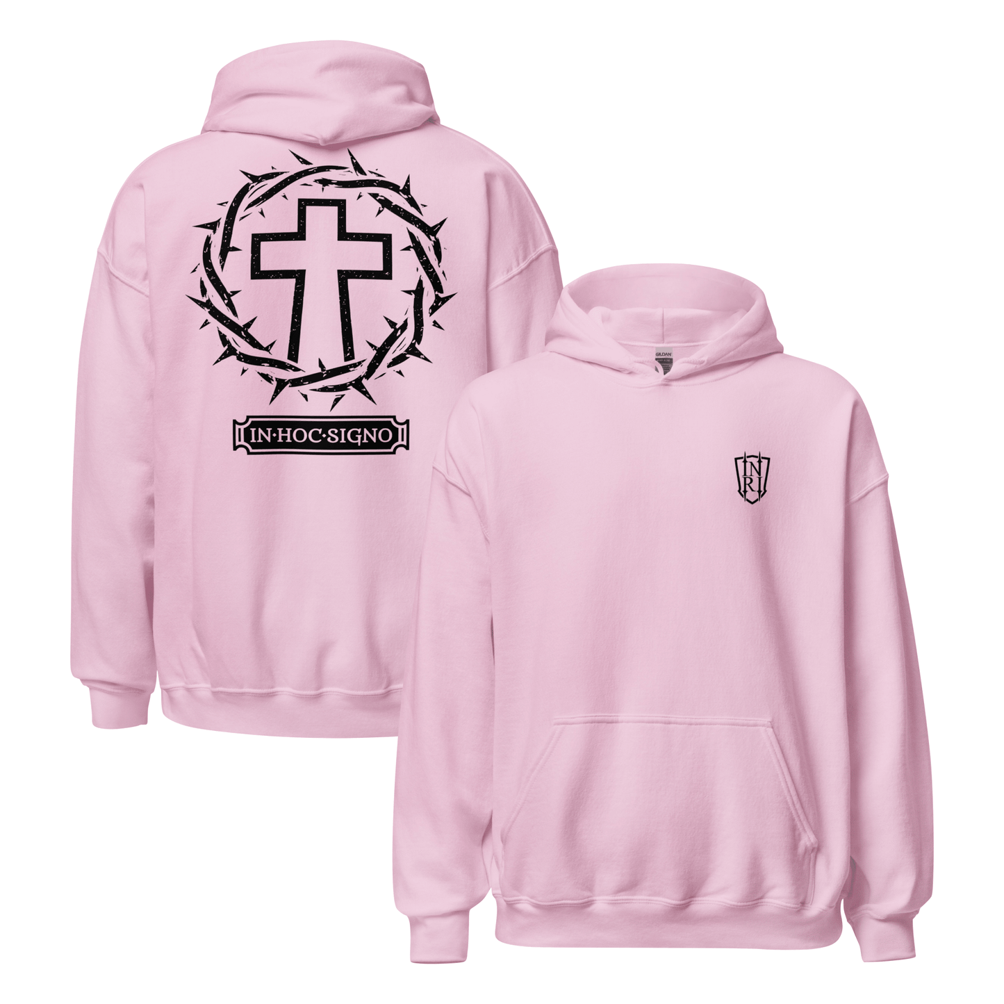 In Hoc Signo, In This Sign You Will Conquer Constantine Quote Hoodie - Inken Image