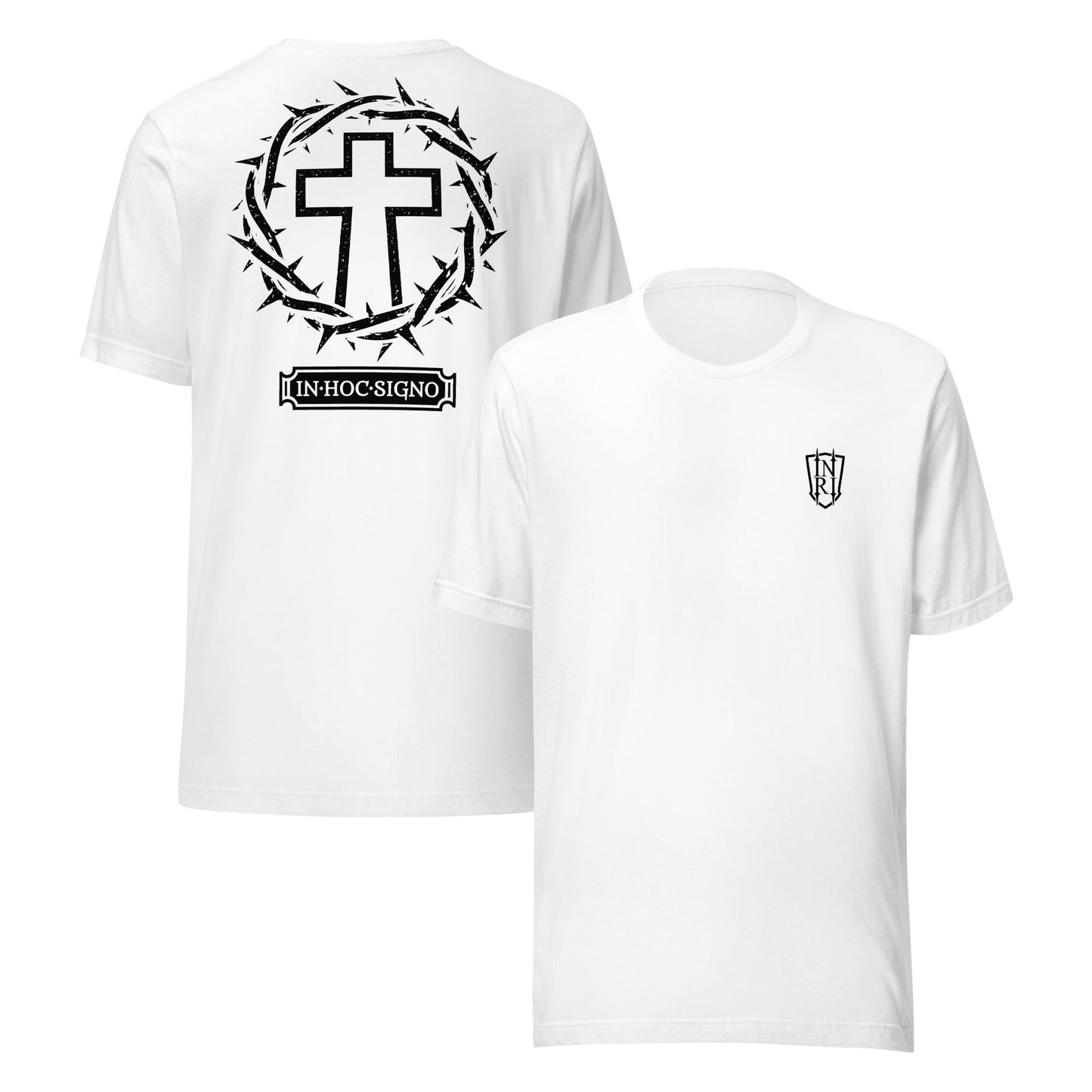 In Hoc Signo, In This Sign You Will Conquer Constantine Quote T-Shirt - Inken Image