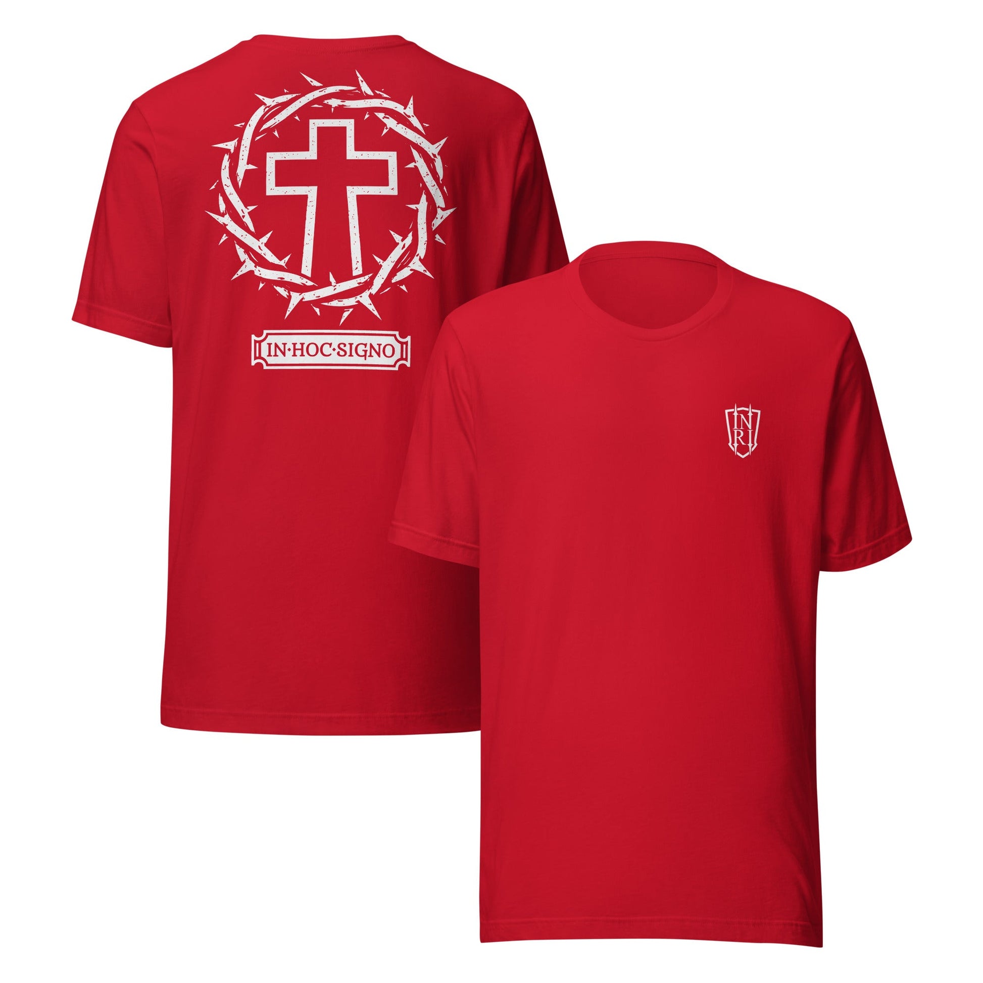 In Hoc Signo, In This Sign You Will Conquer Constantine Quote T-Shirt - Inken Image