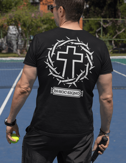 In Hoc Signo, In This Sign You Will Conquer Constantine Quote T-Shirt - Inken Image
