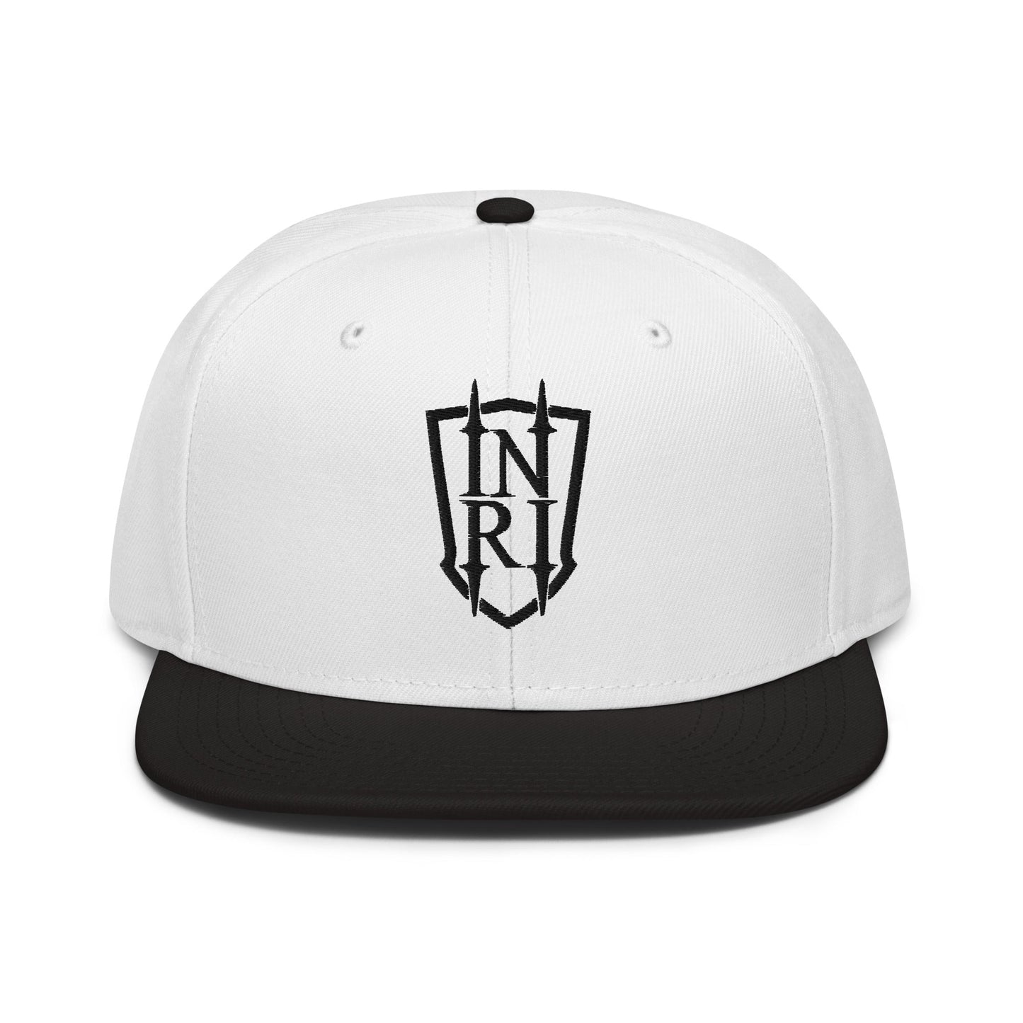 INRI Crest Flat Embroidered Snapback - Inken Image