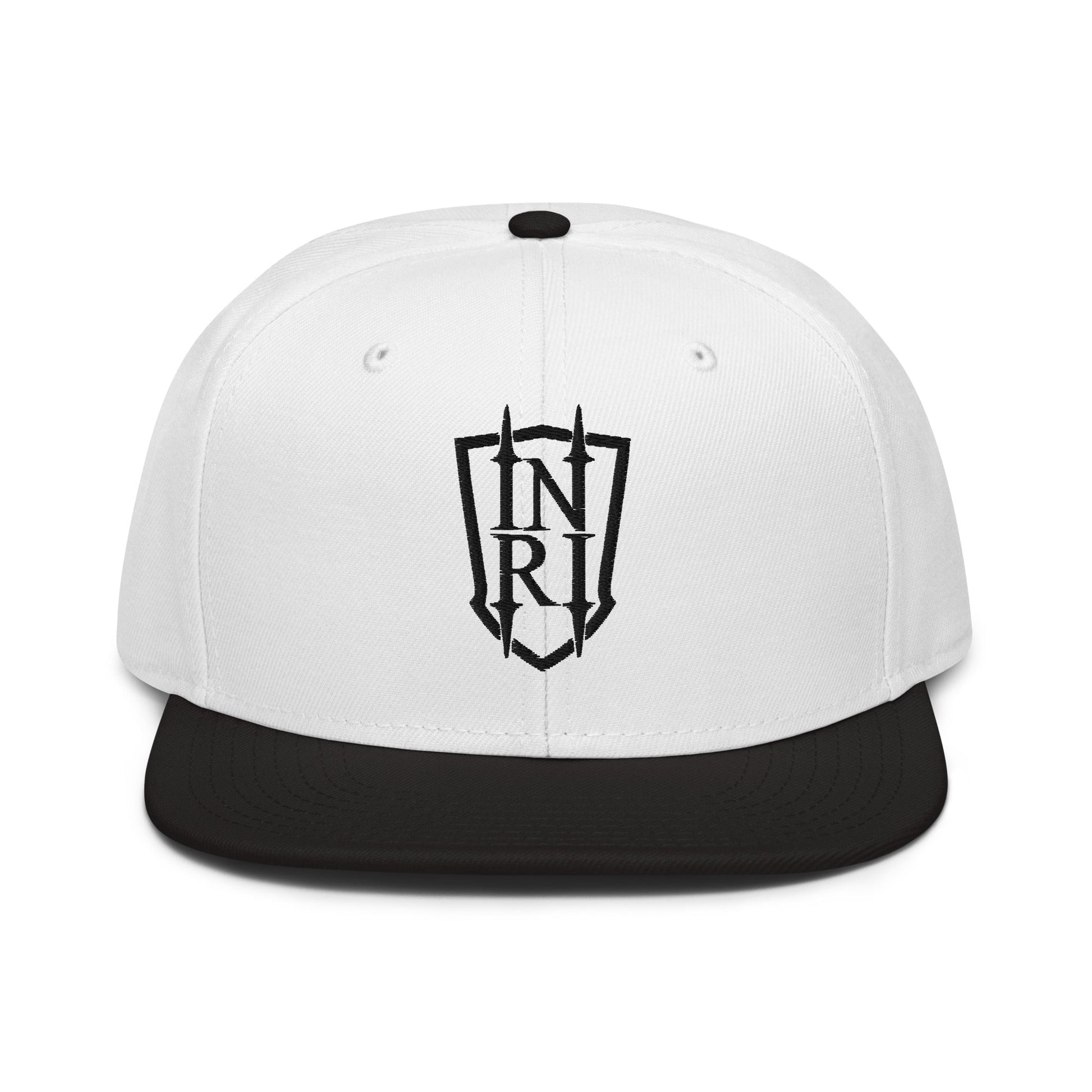 INRI Crest Flat Embroidered Snapback - Inken Image