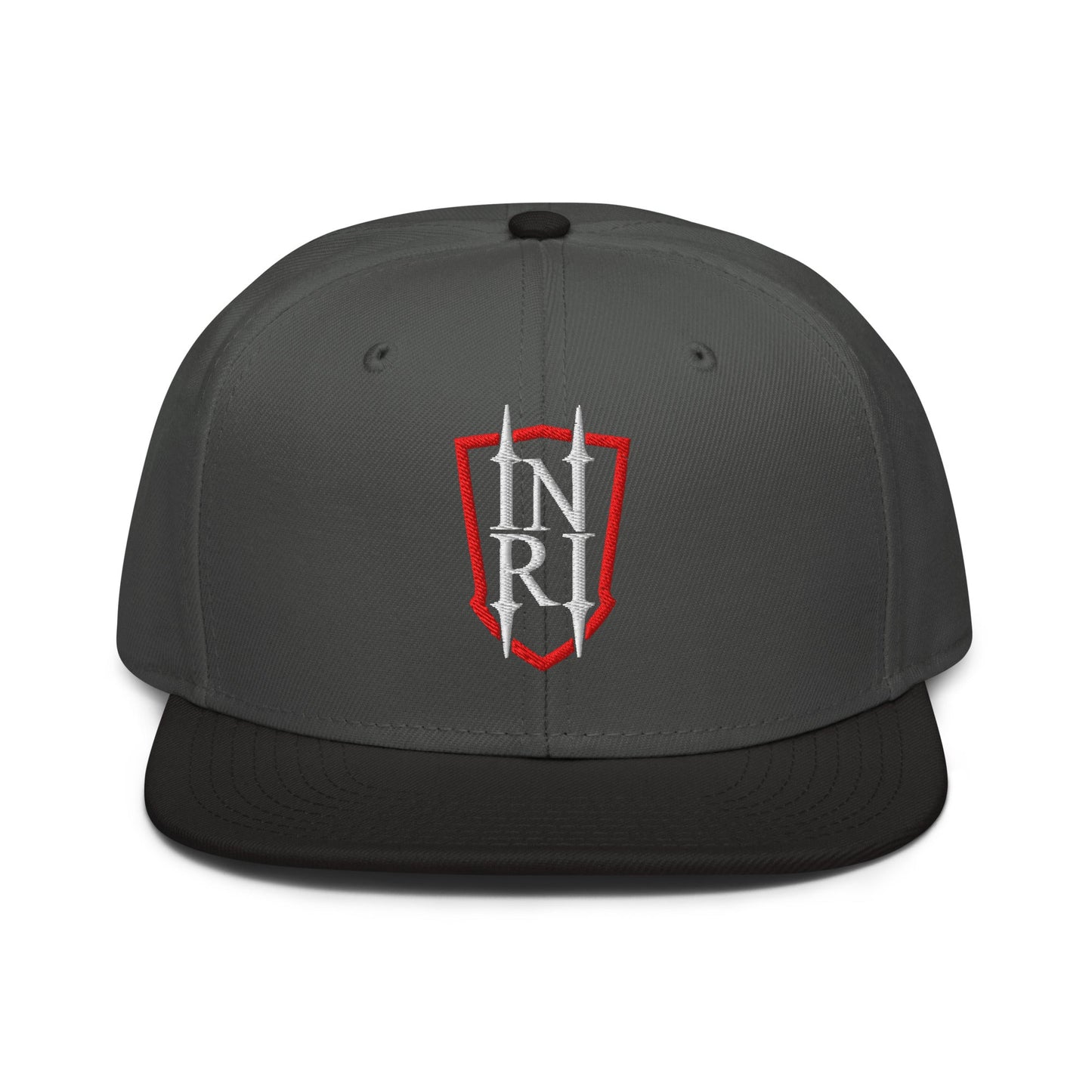 INRI Crest Flat Embroidered Snapback - Inken Image