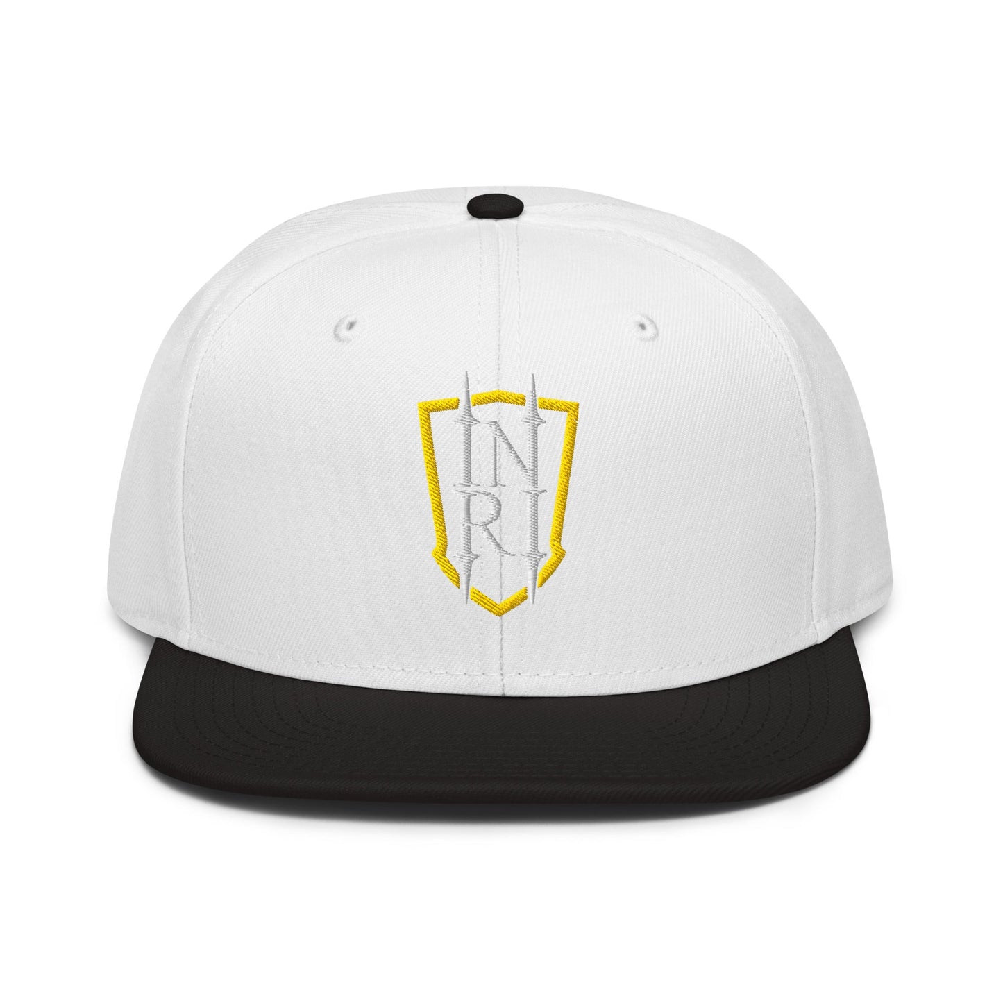 INRI Crest Flat Embroidered Snapback - Inken Image