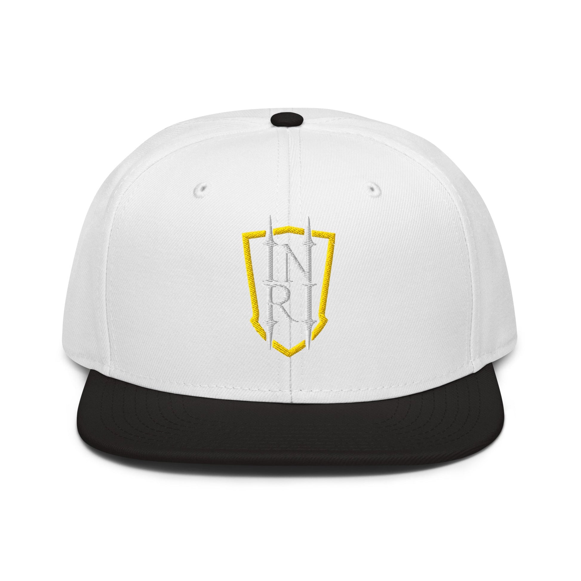 INRI Crest Flat Embroidered Snapback - Inken Image