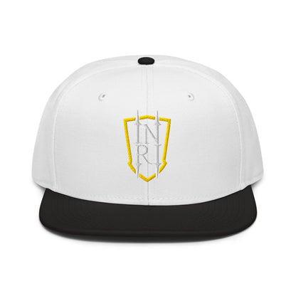 INRI Crest Flat Embroidered Snapback - Inken Image