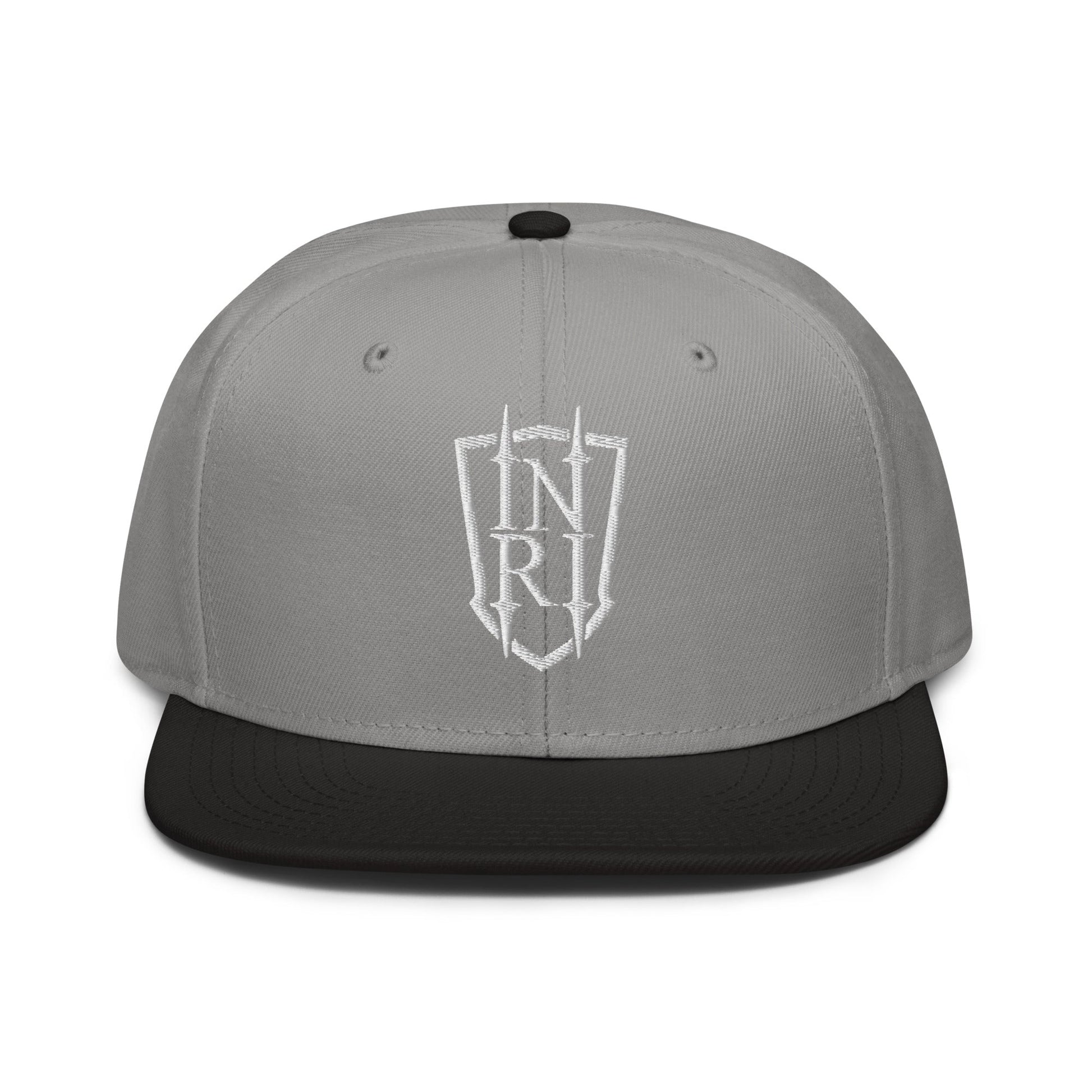 INRI Crest Flat Embroidered Snapback - Inken Image