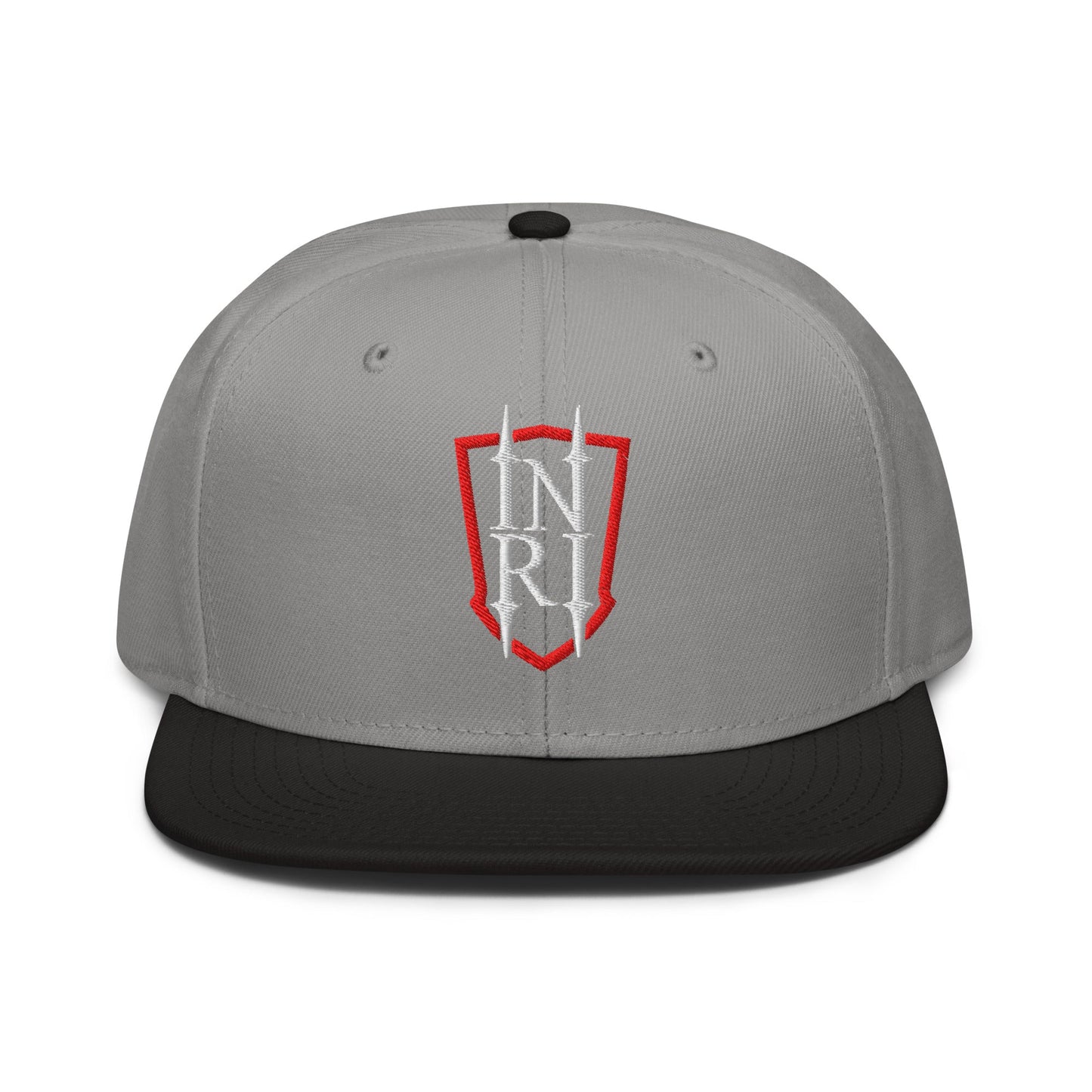 INRI Crest Flat Embroidered Snapback - Inken Image