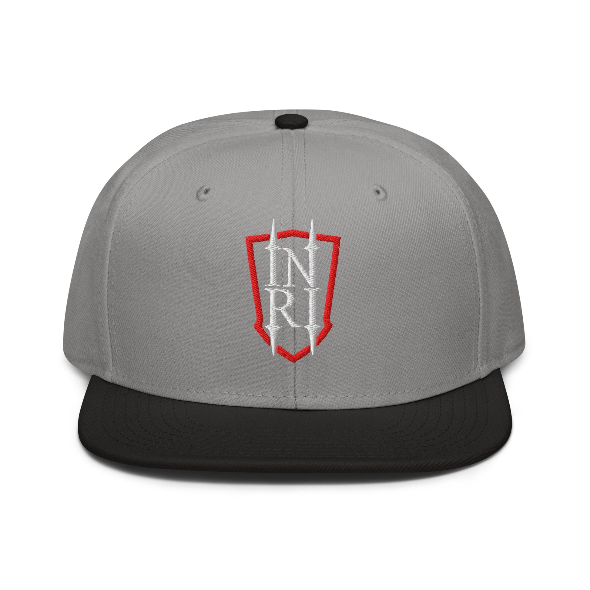 INRI Crest Flat Embroidered Snapback - Inken Image