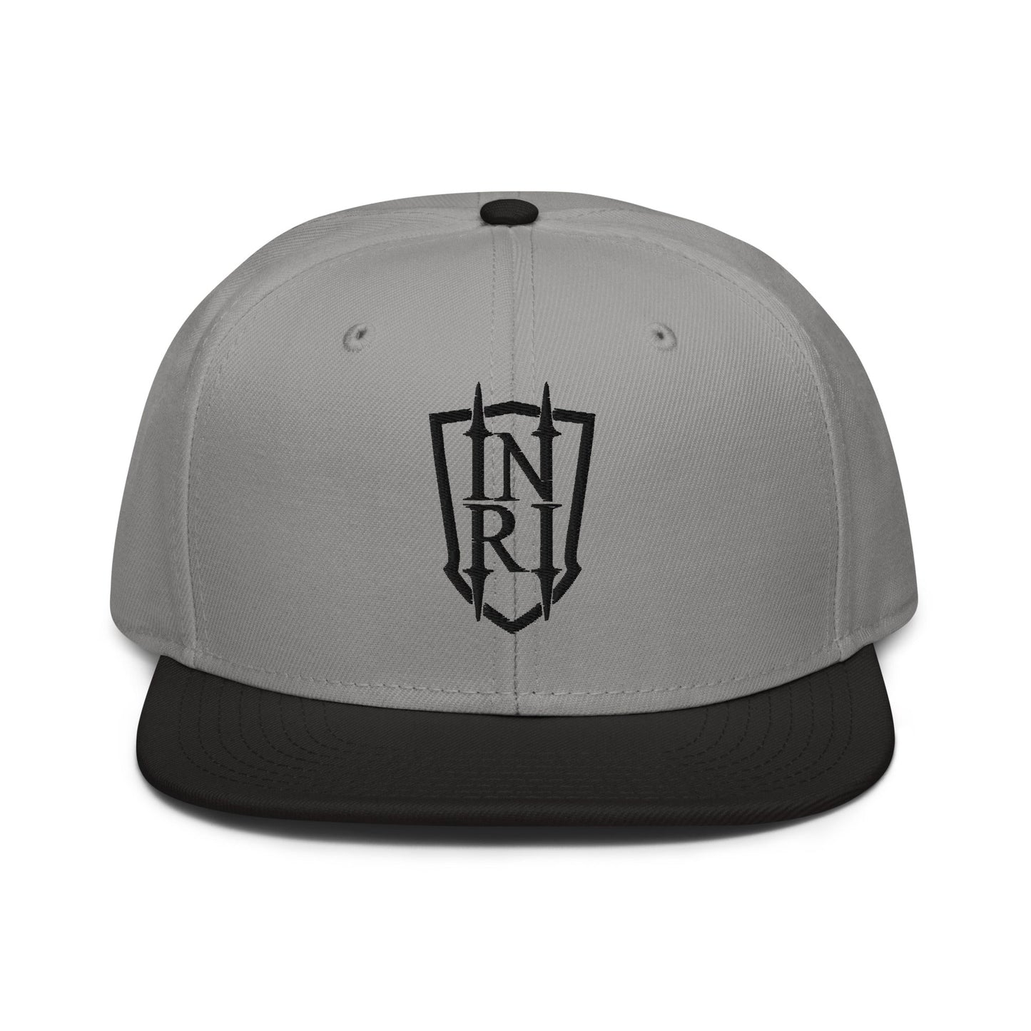 INRI Crest Flat Embroidered Snapback - Inken Image