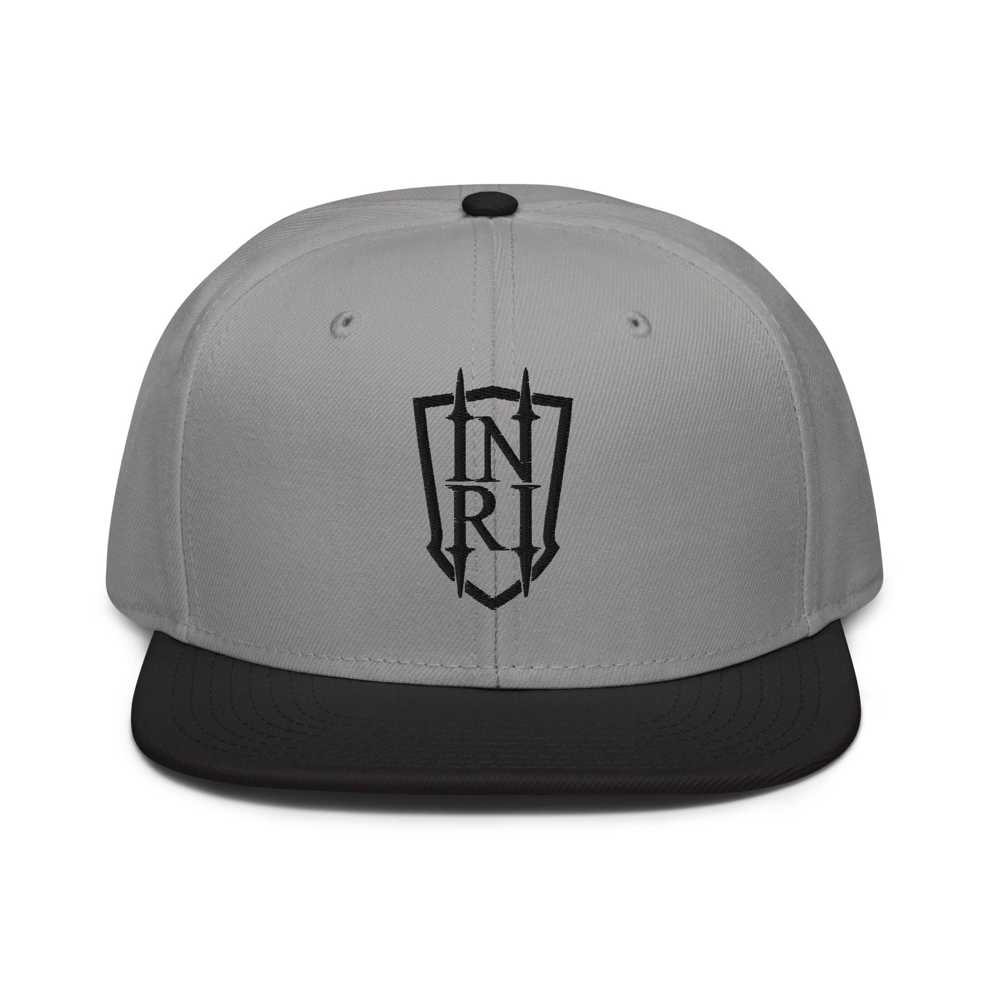 INRI Crest Flat Embroidered Snapback - Inken Image
