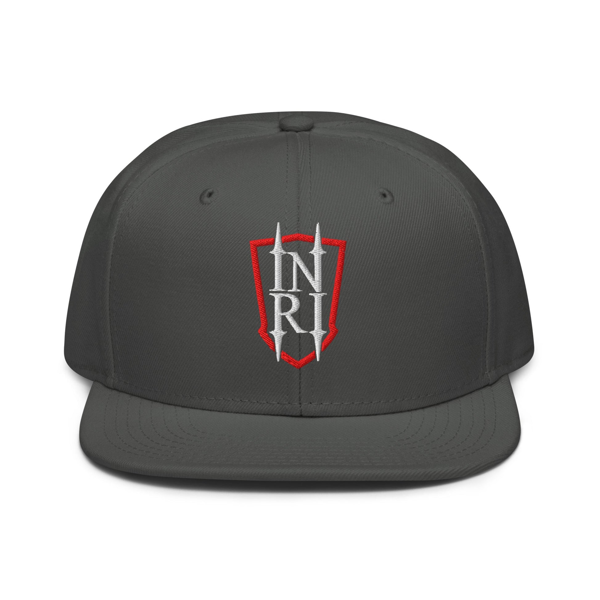 INRI Crest Flat Embroidered Snapback - Inken Image