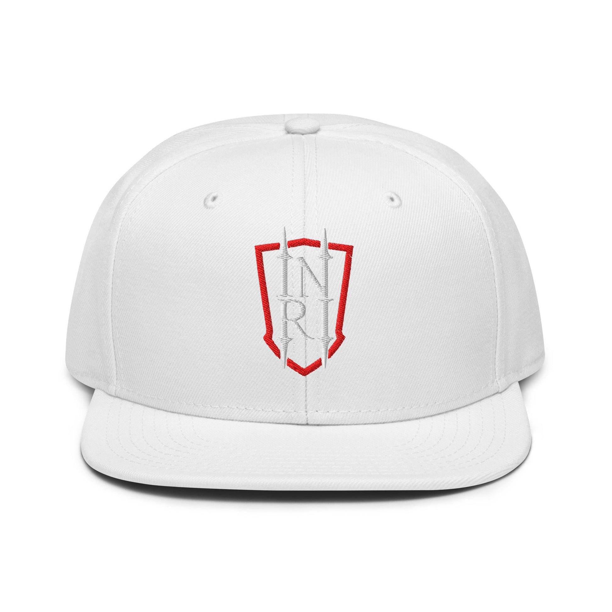 INRI Crest Flat Embroidered Snapback - Inken Image
