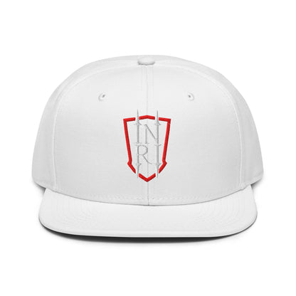 INRI Crest Flat Embroidered Snapback - Inken Image