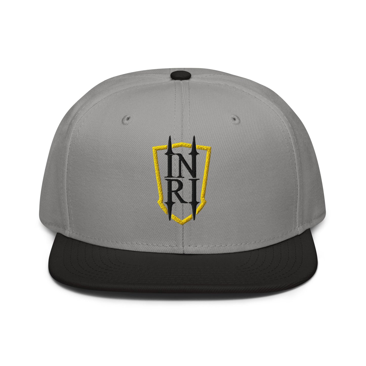 INRI Crest Flat Embroidered Snapback - Inken Image