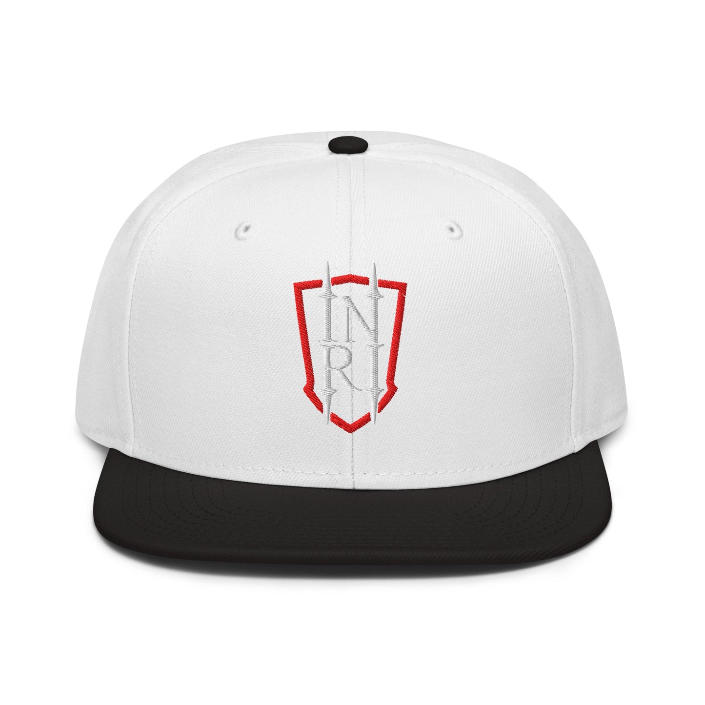 INRI Crest Flat Embroidered Snapback - Inken Image