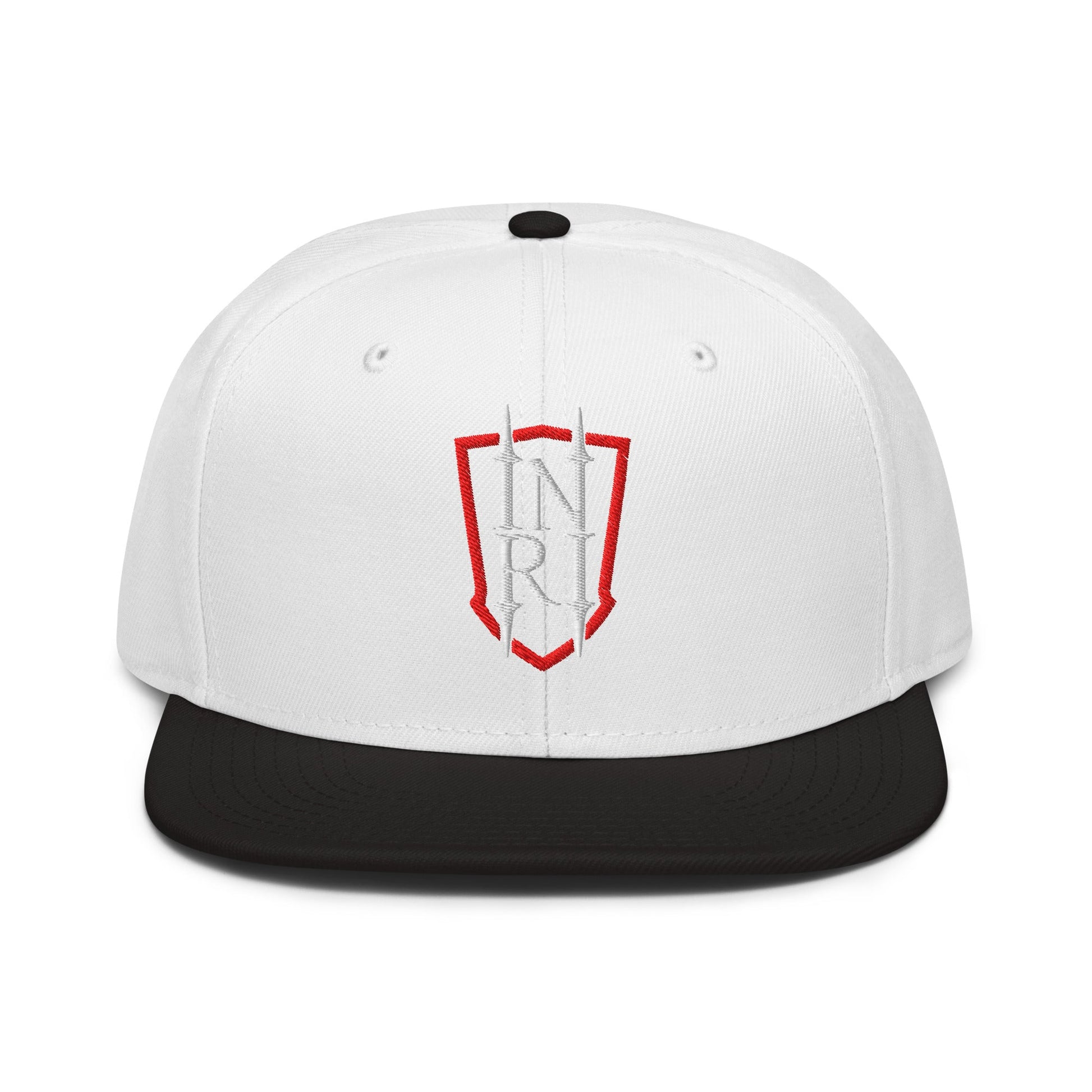 INRI Crest Flat Embroidered Snapback - Inken Image