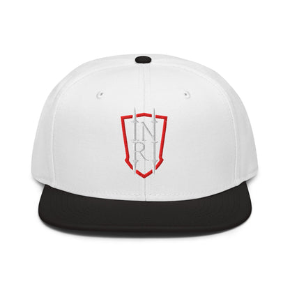 INRI Crest Flat Embroidered Snapback - Inken Image