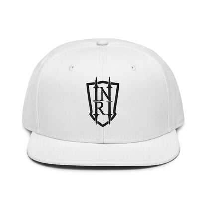 INRI Crest Flat Embroidered Snapback - Inken Image