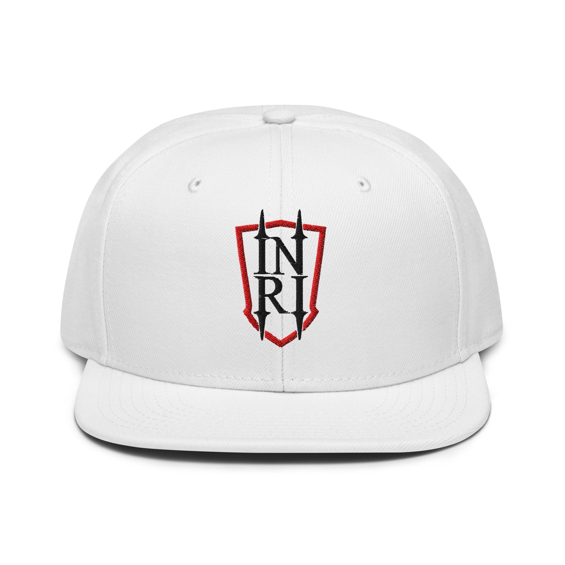 INRI Crest Flat Embroidered Snapback - Inken Image