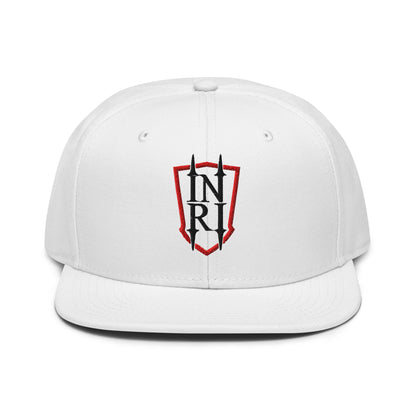 INRI Crest Flat Embroidered Snapback - Inken Image