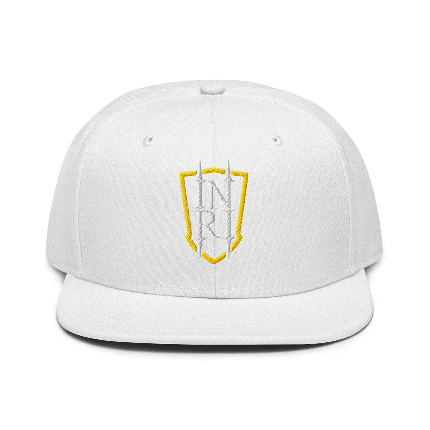 INRI Crest Flat Embroidered Snapback - Inken Image