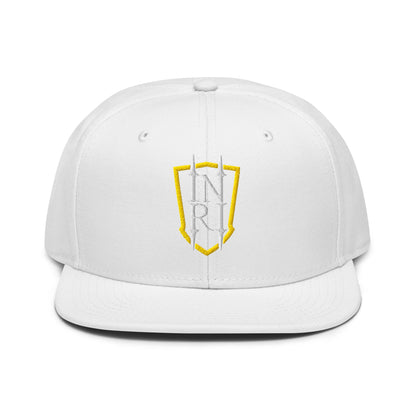 INRI Crest Flat Embroidered Snapback - Inken Image