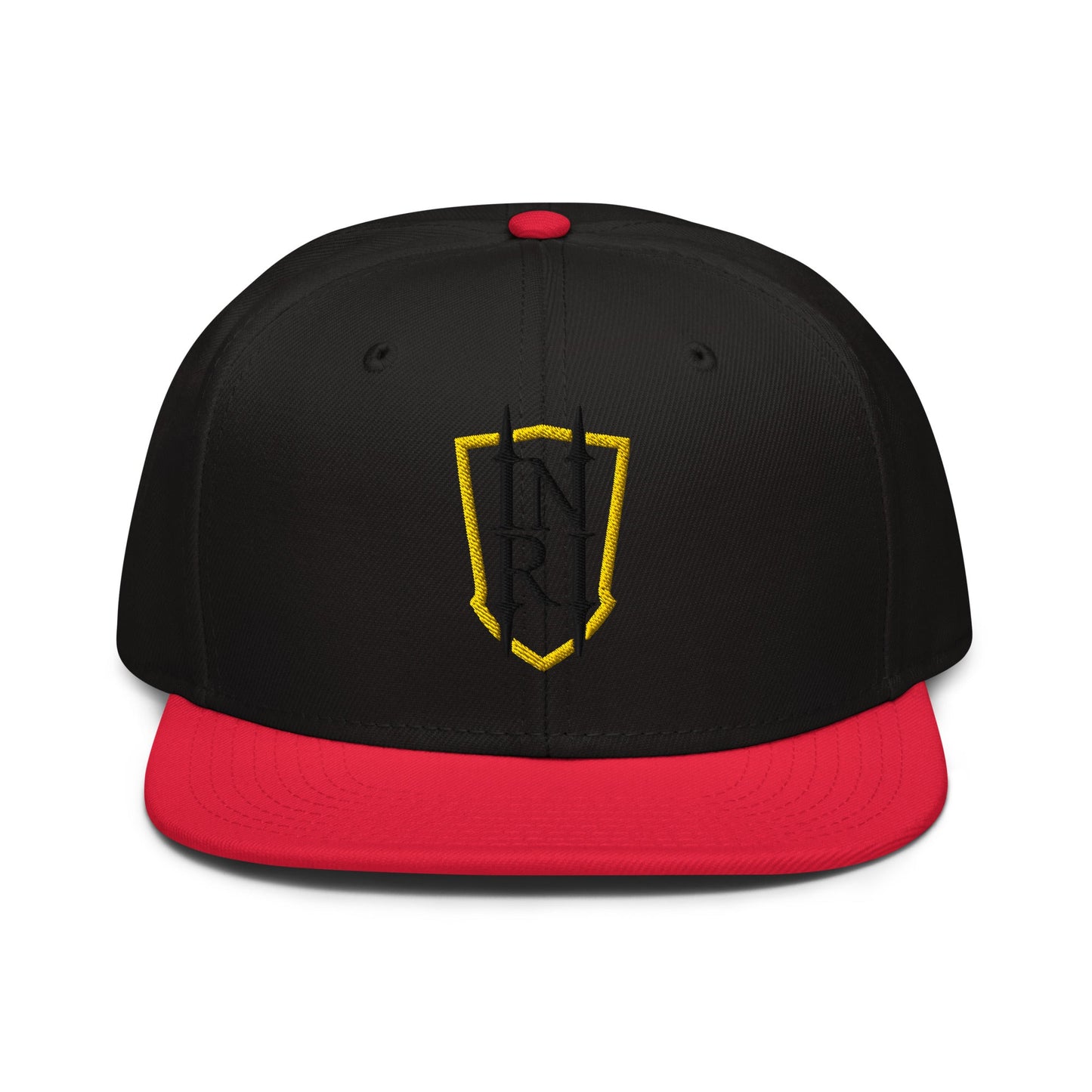 INRI Crest Flat Embroidered Snapback - Inken Image